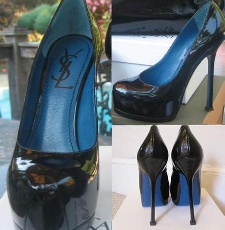 blue sole shoes ysl|ysl sandals for women.